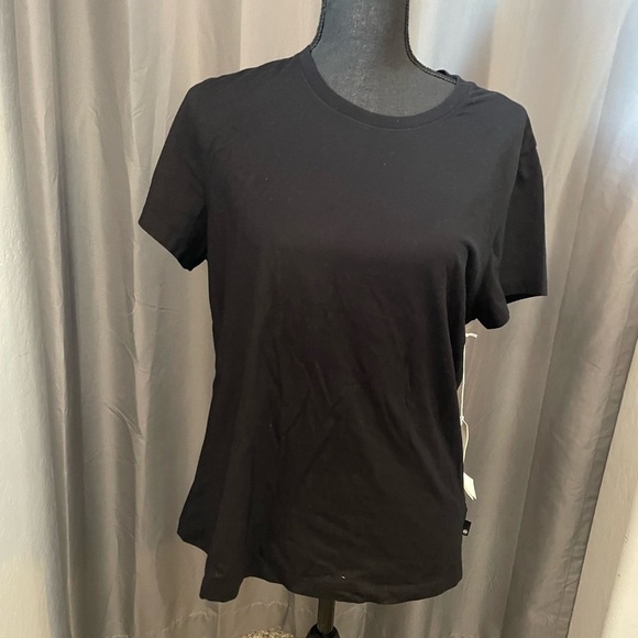 30. AG Los Angeles Basic Black Tee, Size XL, NWT - Picture 1 of 6